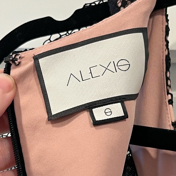 Alexis Narasse Lace Midi Racerback Dress. Pink Nude Lining. Size Small. - Picture 8 of 15
